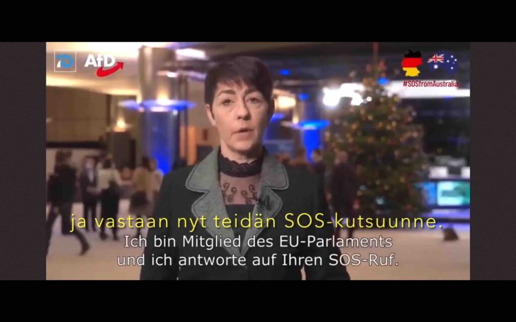 EU-parlamentaarikko osallistuu #SOSfromAustralia -kampanjaan